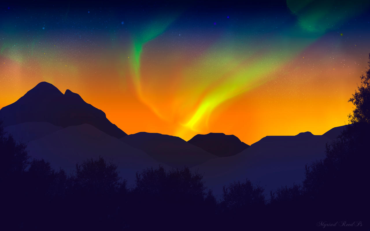 Aurora Sunset Wallpapers