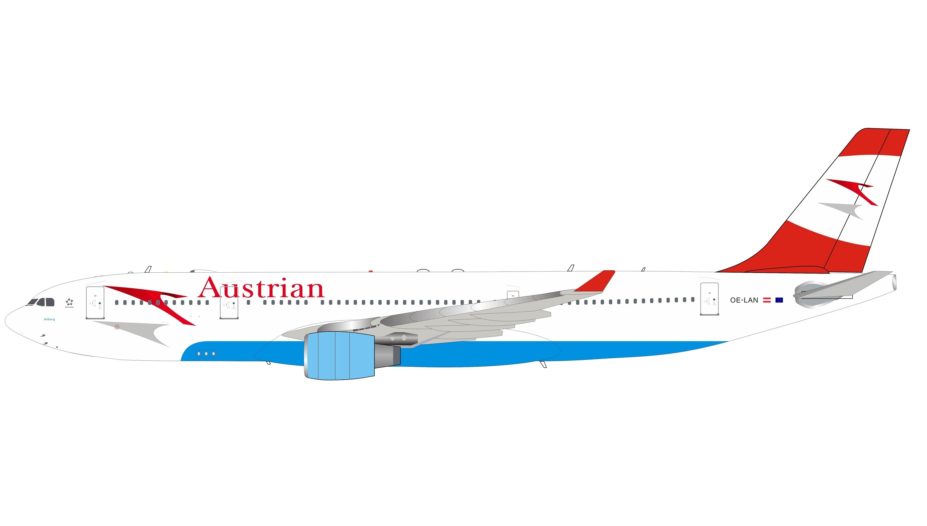 Austrian Airlines Airbus A-330 In Vienna International Airport Hd Wallappaers Wallpapers