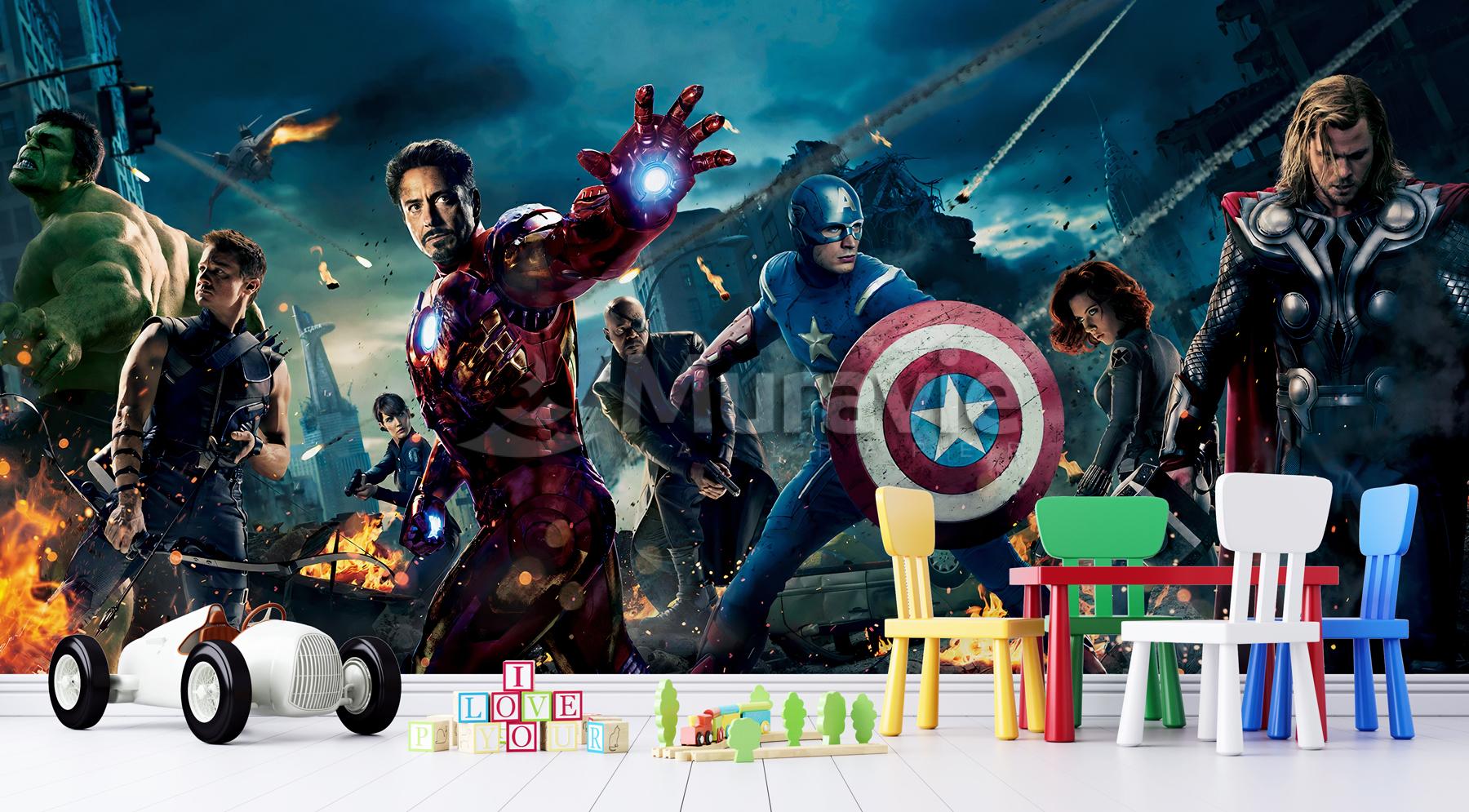 Avengers 3D Wall Art Wallpapers