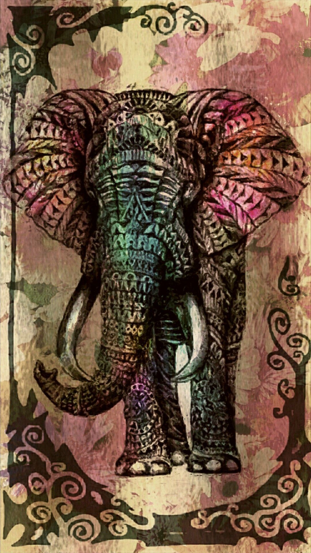 Aztec Elephant Wallpapers