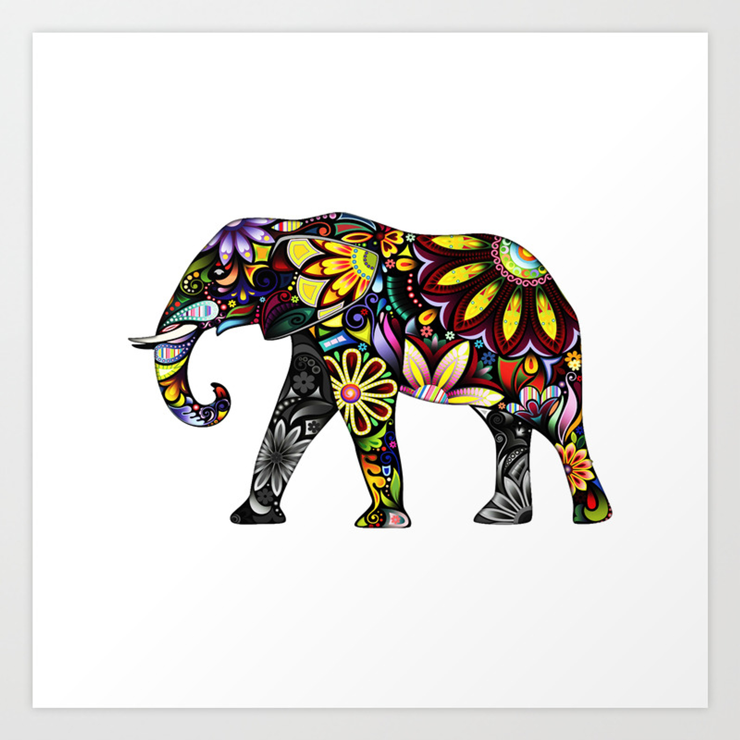 Aztec Elephant Wallpapers