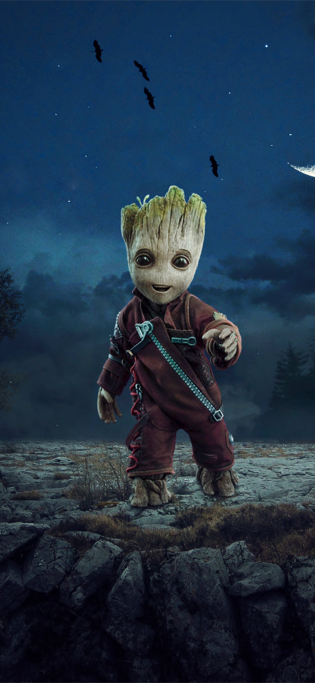 Baby Groot Iphone Wallpapers