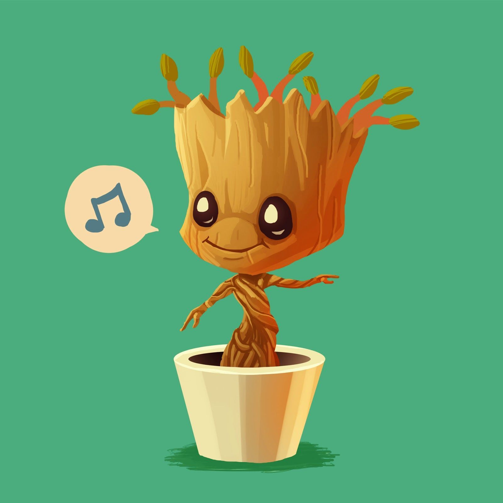 Baby Groot Iphone Wallpapers