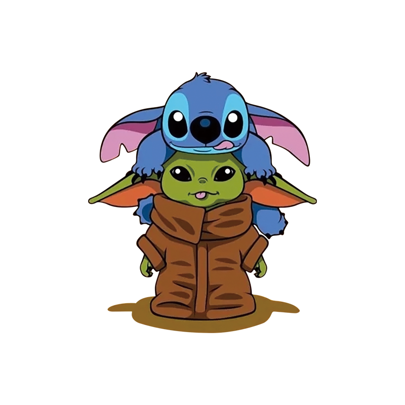 Baby Yoda And Stitch Wallpapers