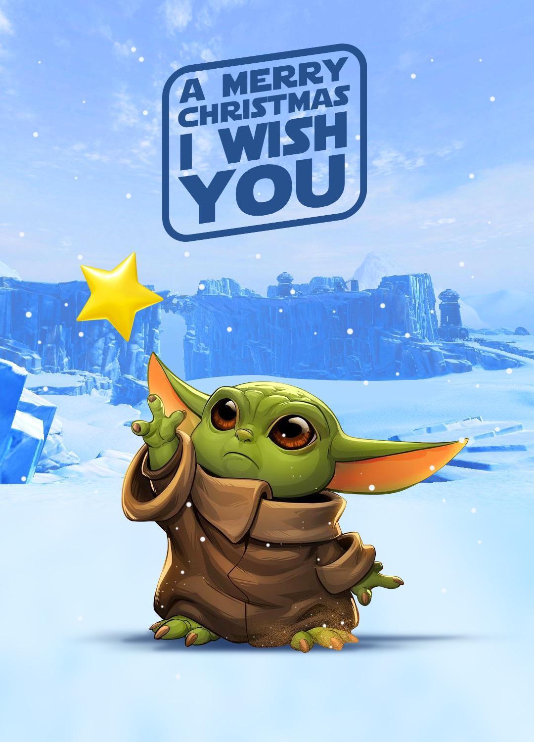 Baby Yoda Christmas Wallpapers