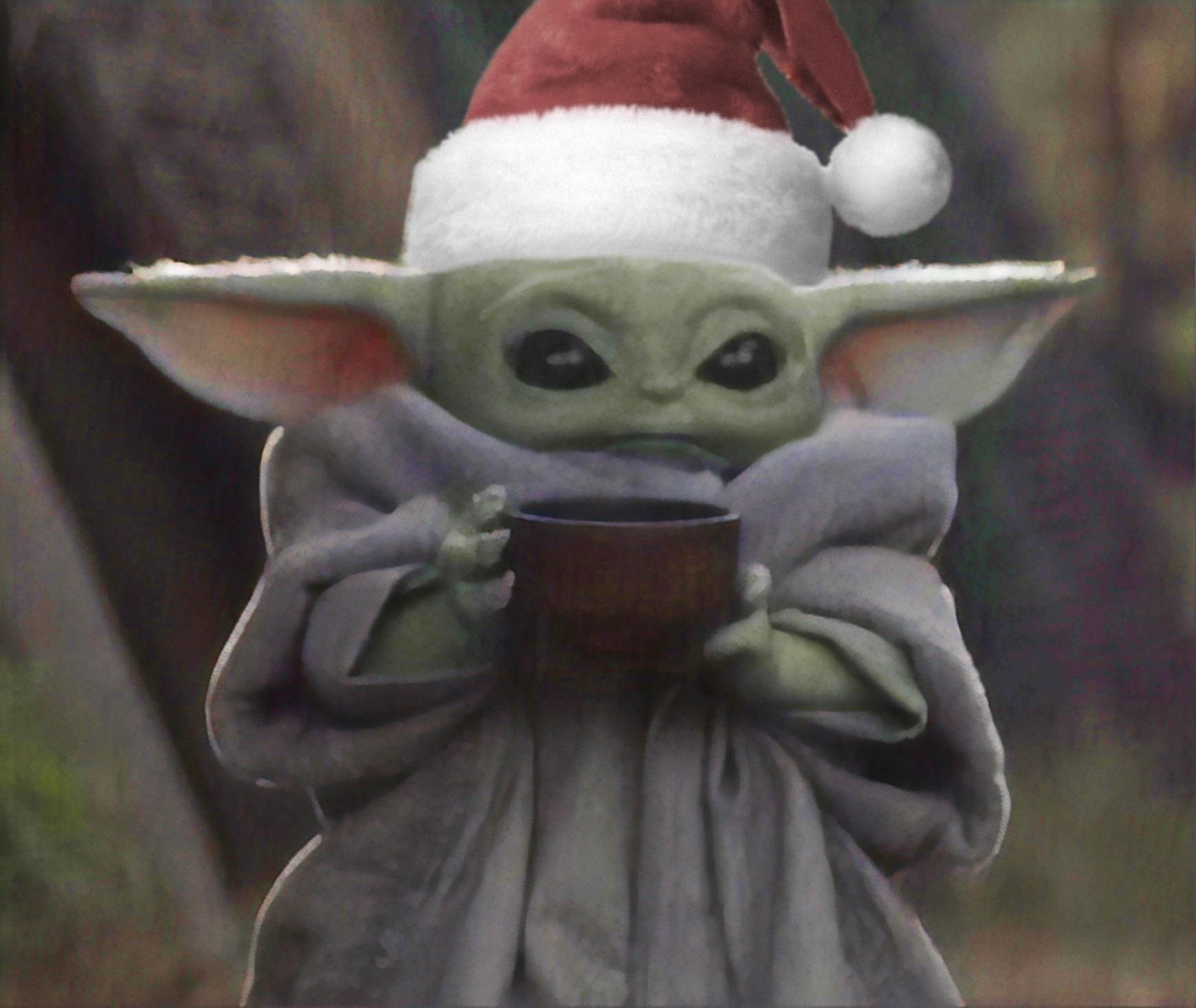 Baby Yoda Christmas Wallpapers