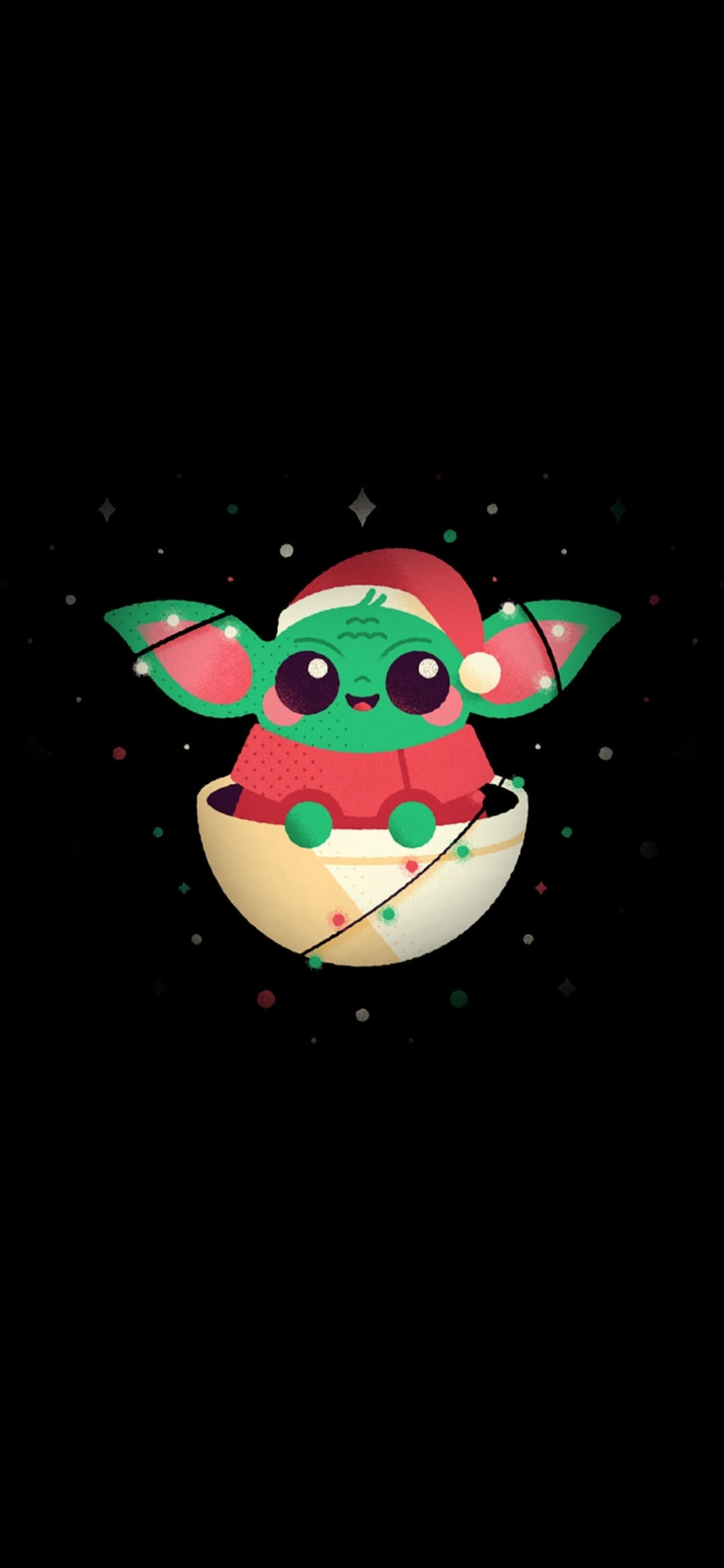 Baby Yoda Cartoon Wallpapers