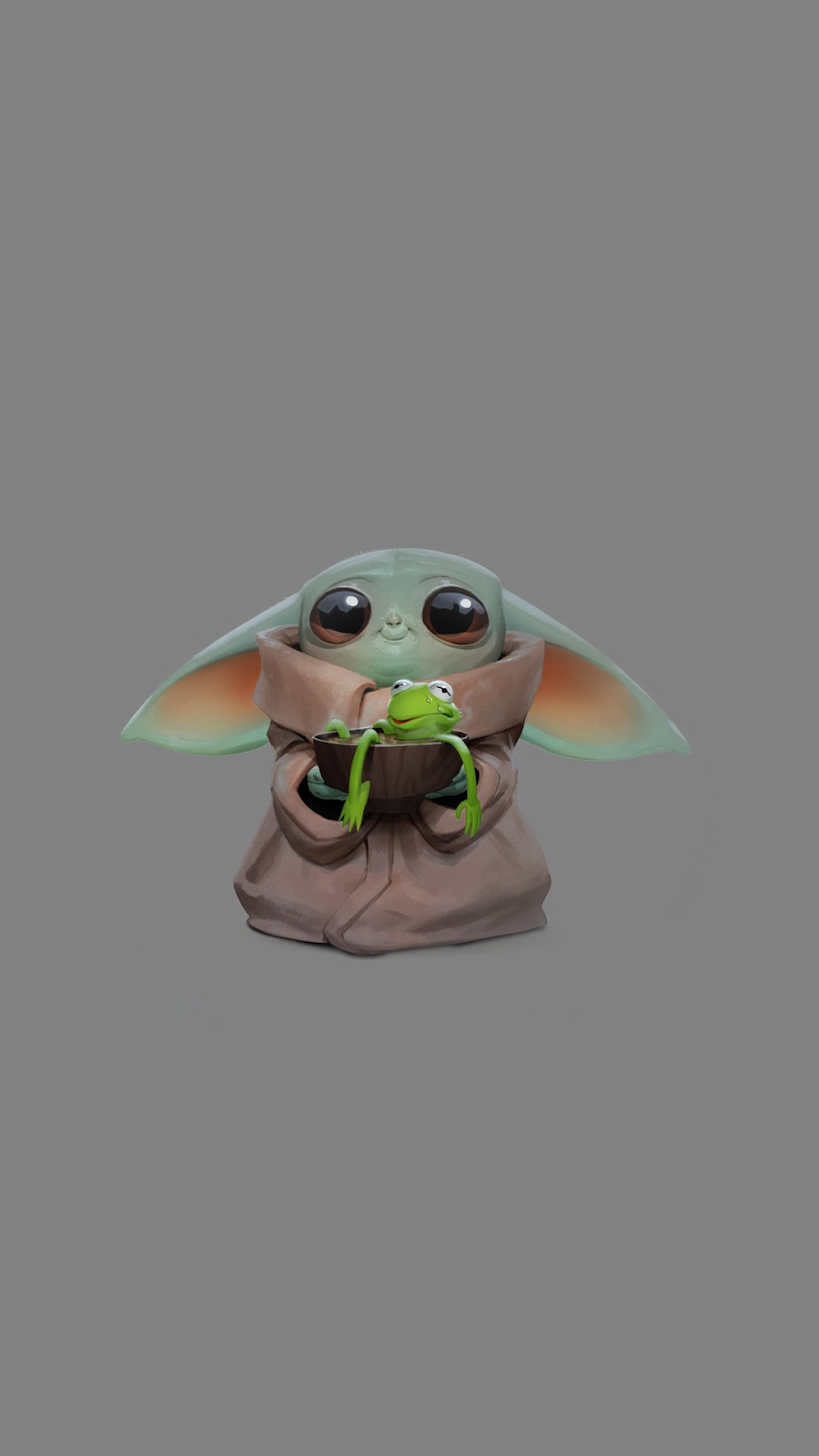 Baby Yoda Cartoon Wallpapers