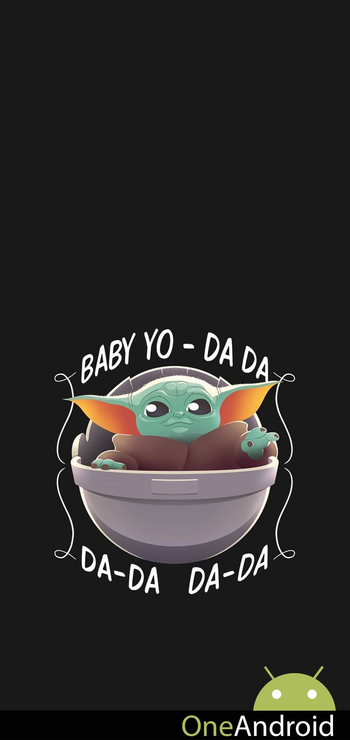Baby Yoda Cartoon Wallpapers