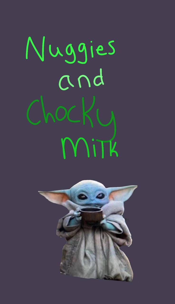 Baby Yoda Cartoon Wallpapers