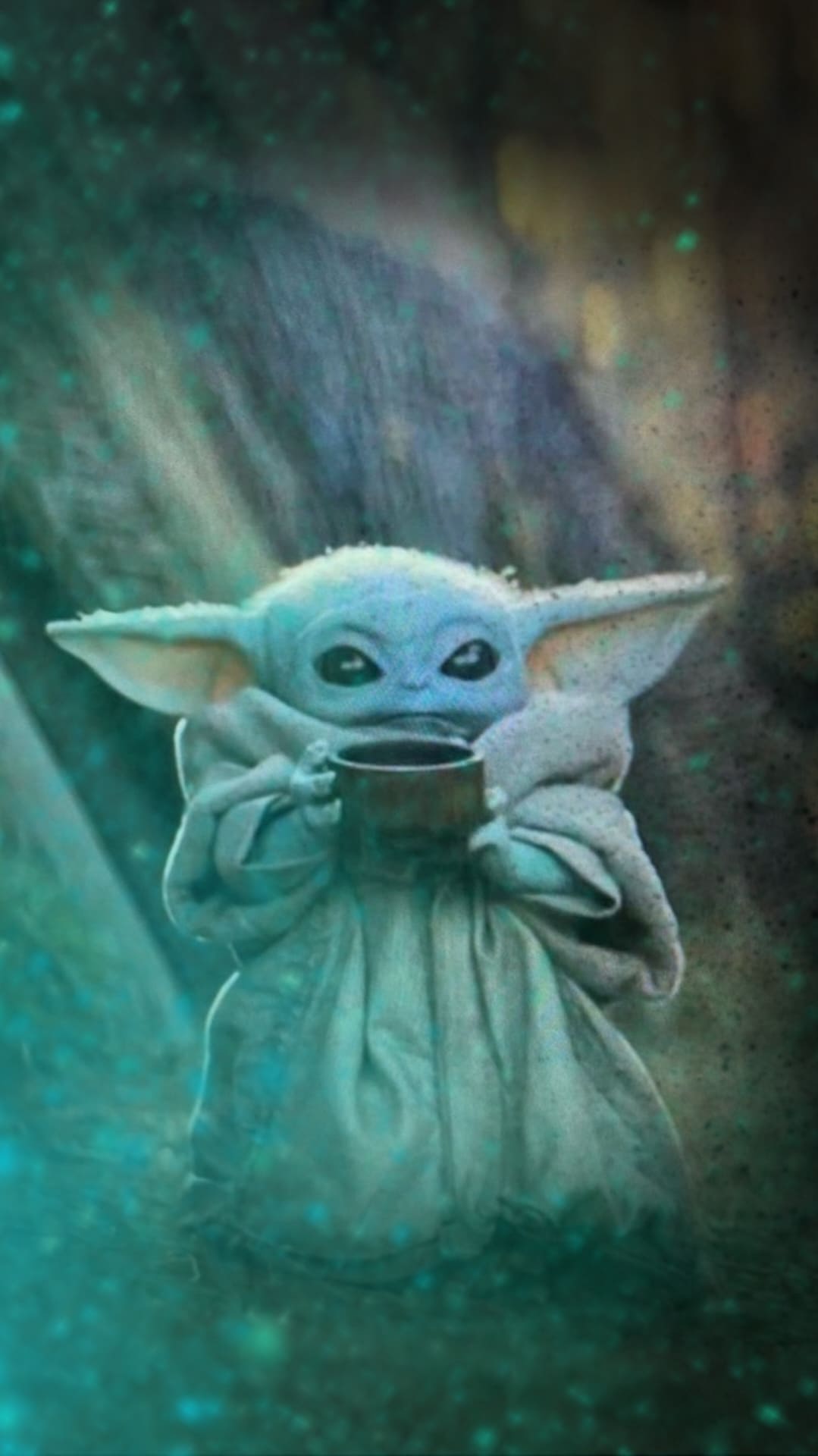 Baby Yoda Cartoon Wallpapers