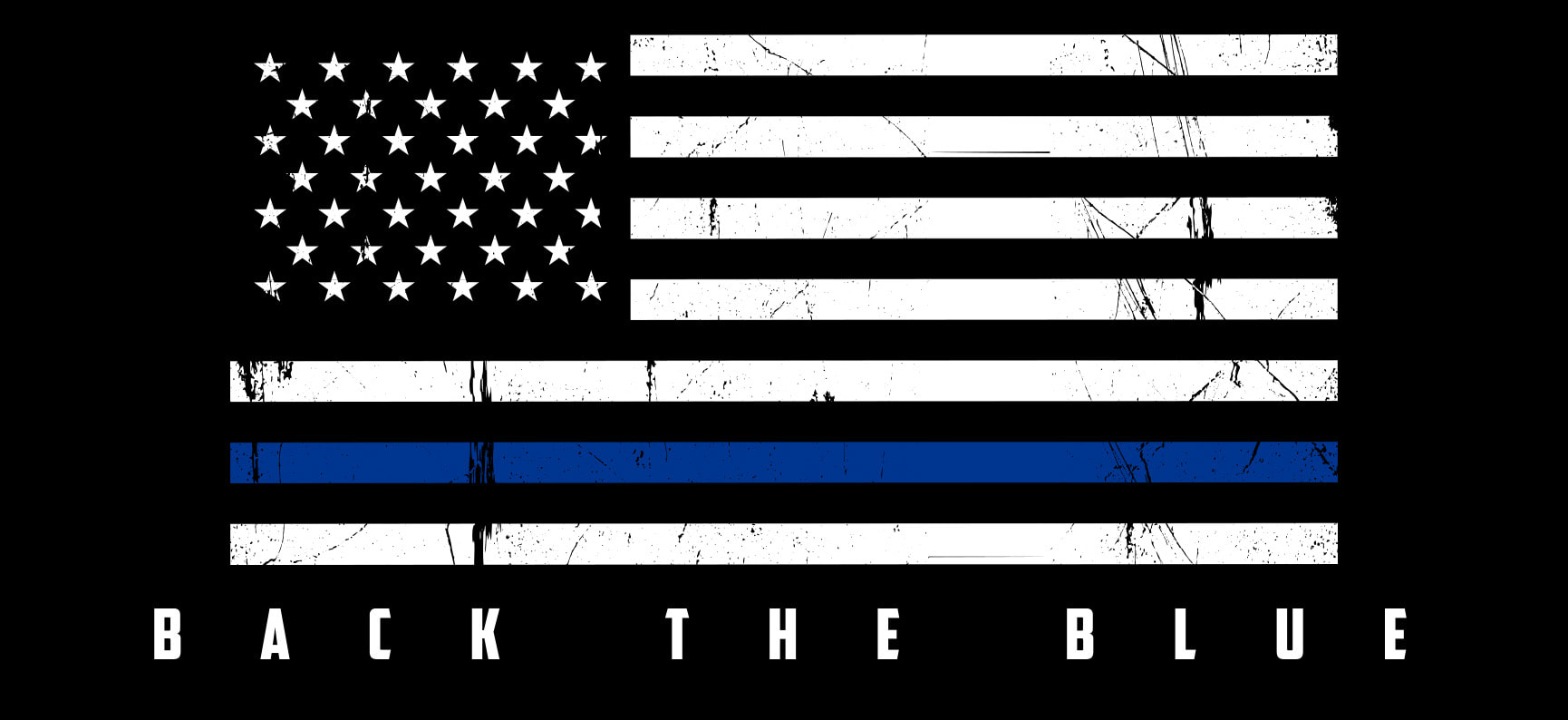 Back The Blue Flag Wallpapers