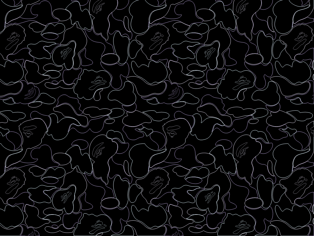 Bape Camo Black Wallpapers