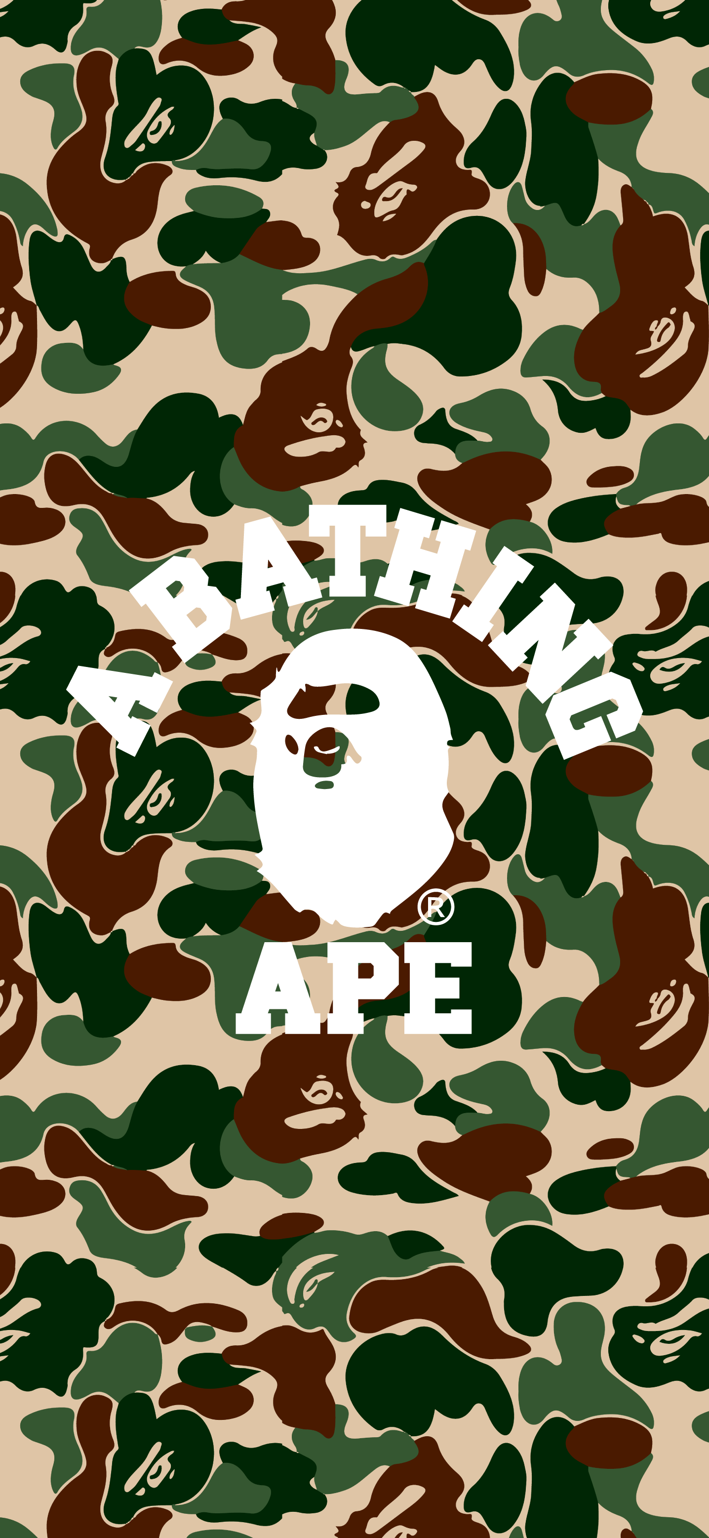 Bape Green Camo Wallpapers