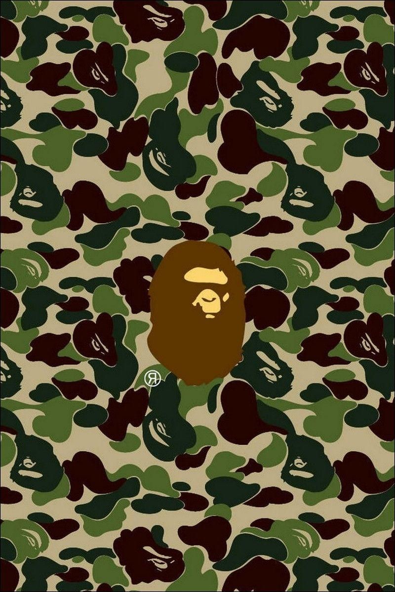 Bape Green Camo Wallpapers