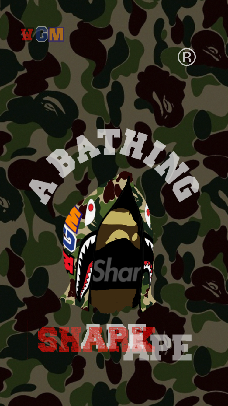 Bape Green Camo Wallpapers