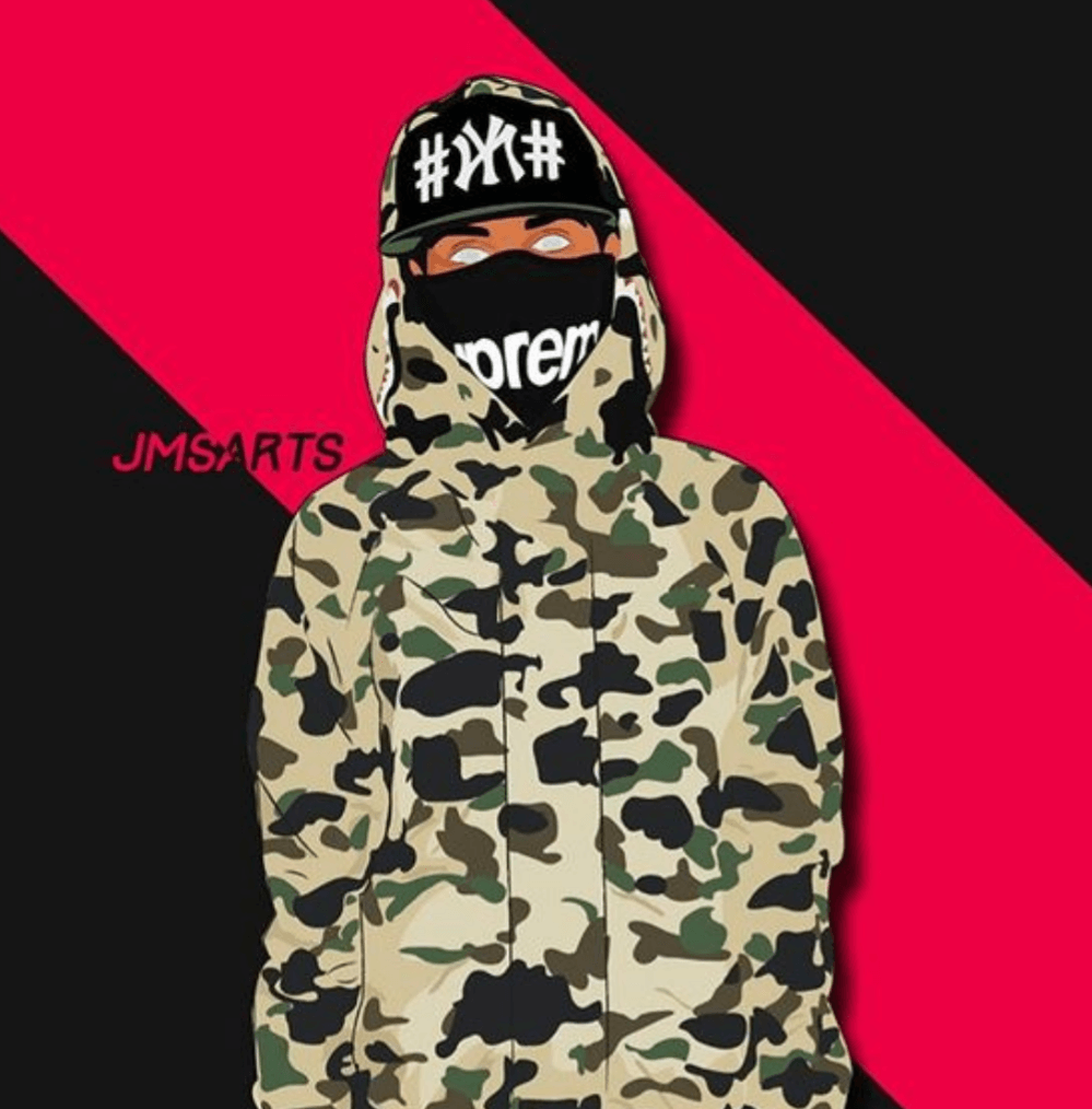 Bape Supreme Cartoon Wallpapers