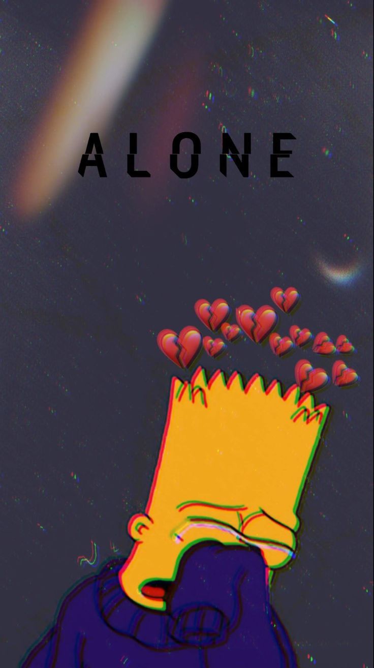 Bart Simpson Heartbroken Wallpapers