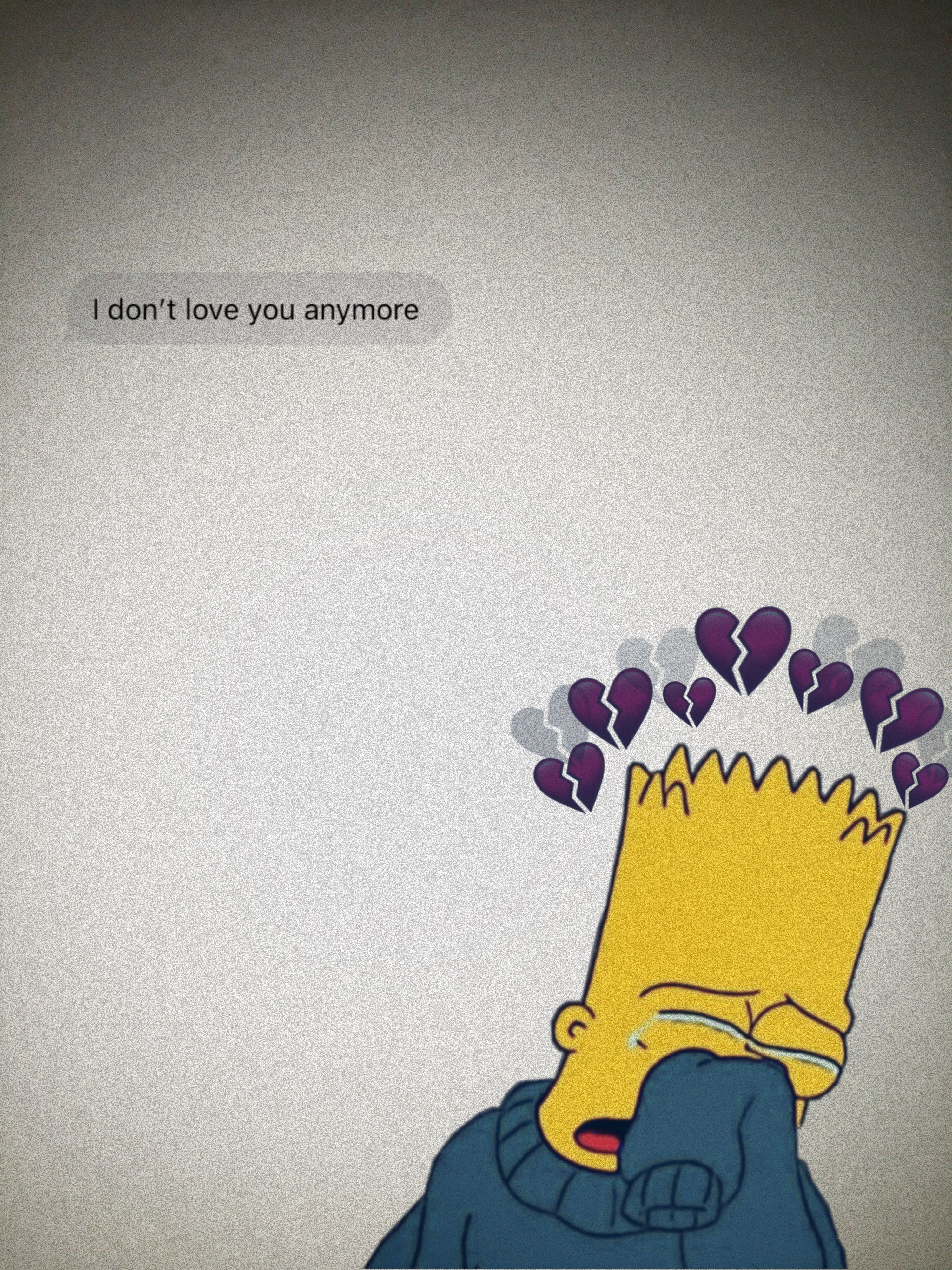 Bart Simpson Heartbroken Wallpapers