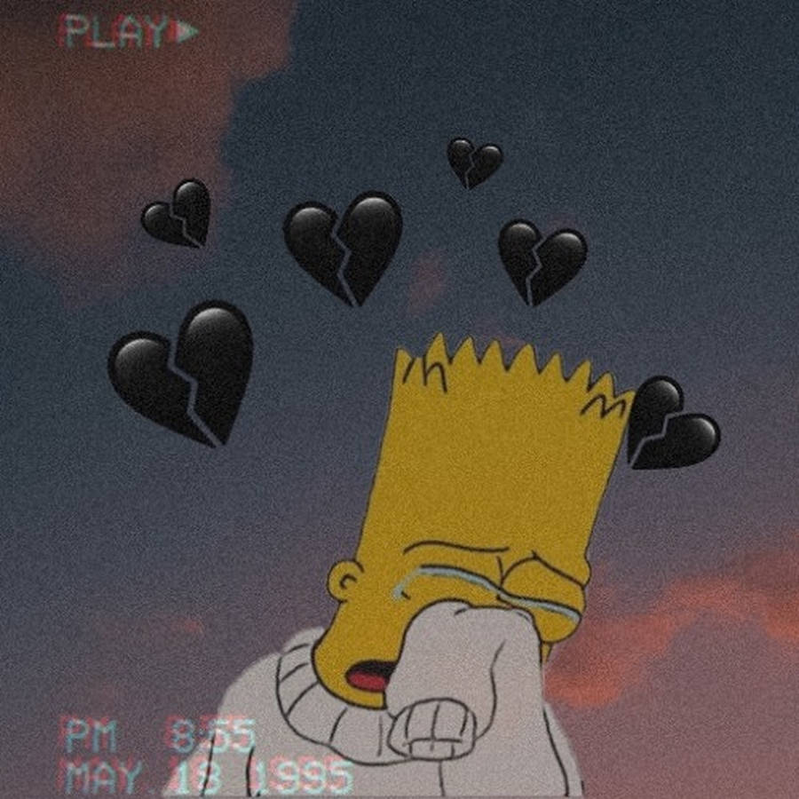 Bart Simpson Heartbroken Wallpapers