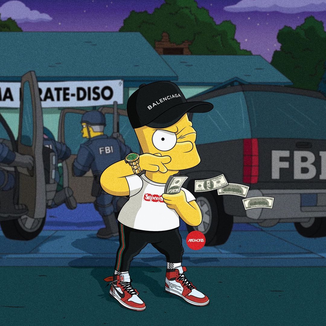 Bart Simpson Hypebeast Wallpapers