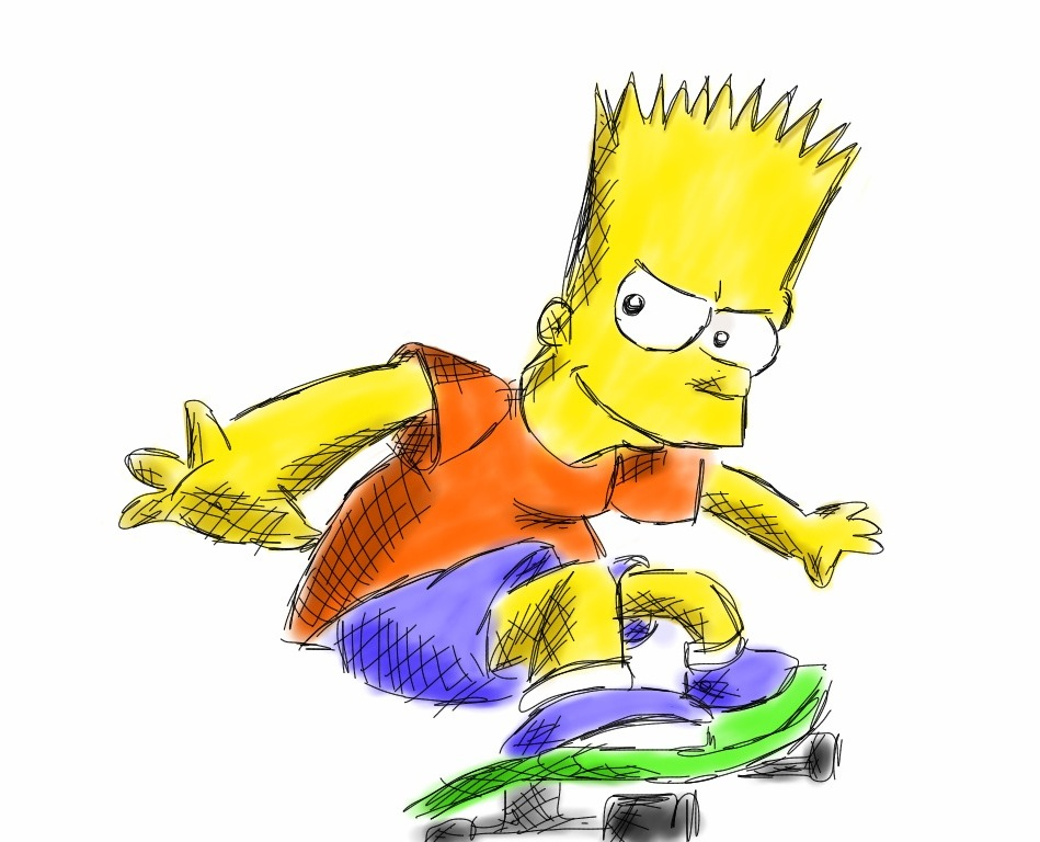 Bart Simpson Skateboard Wallpapers