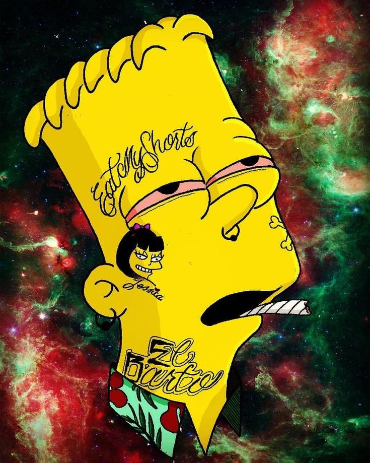 Bart Simpson Stoned Wallpapers