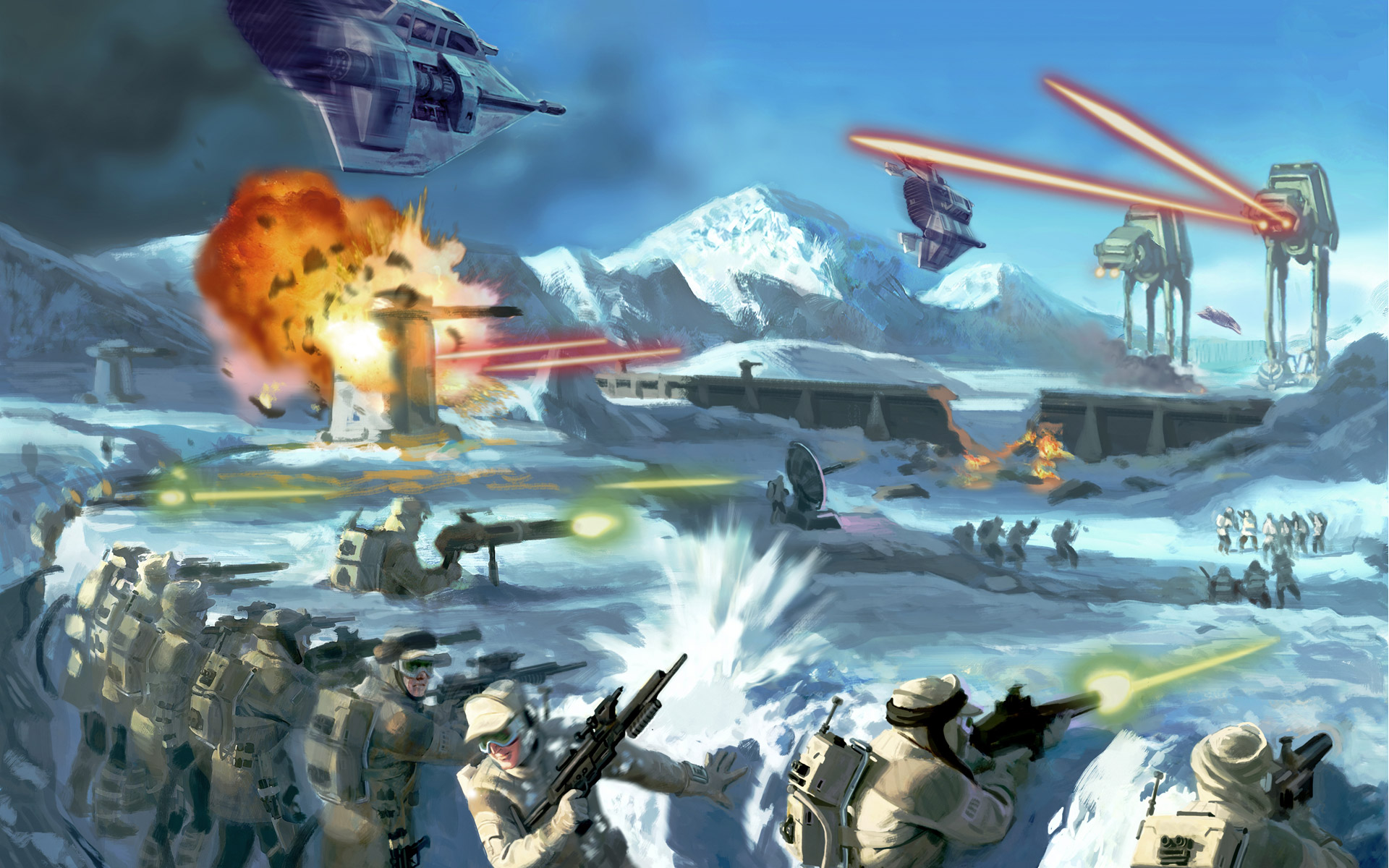 Battle Of Hoth Wallpapers