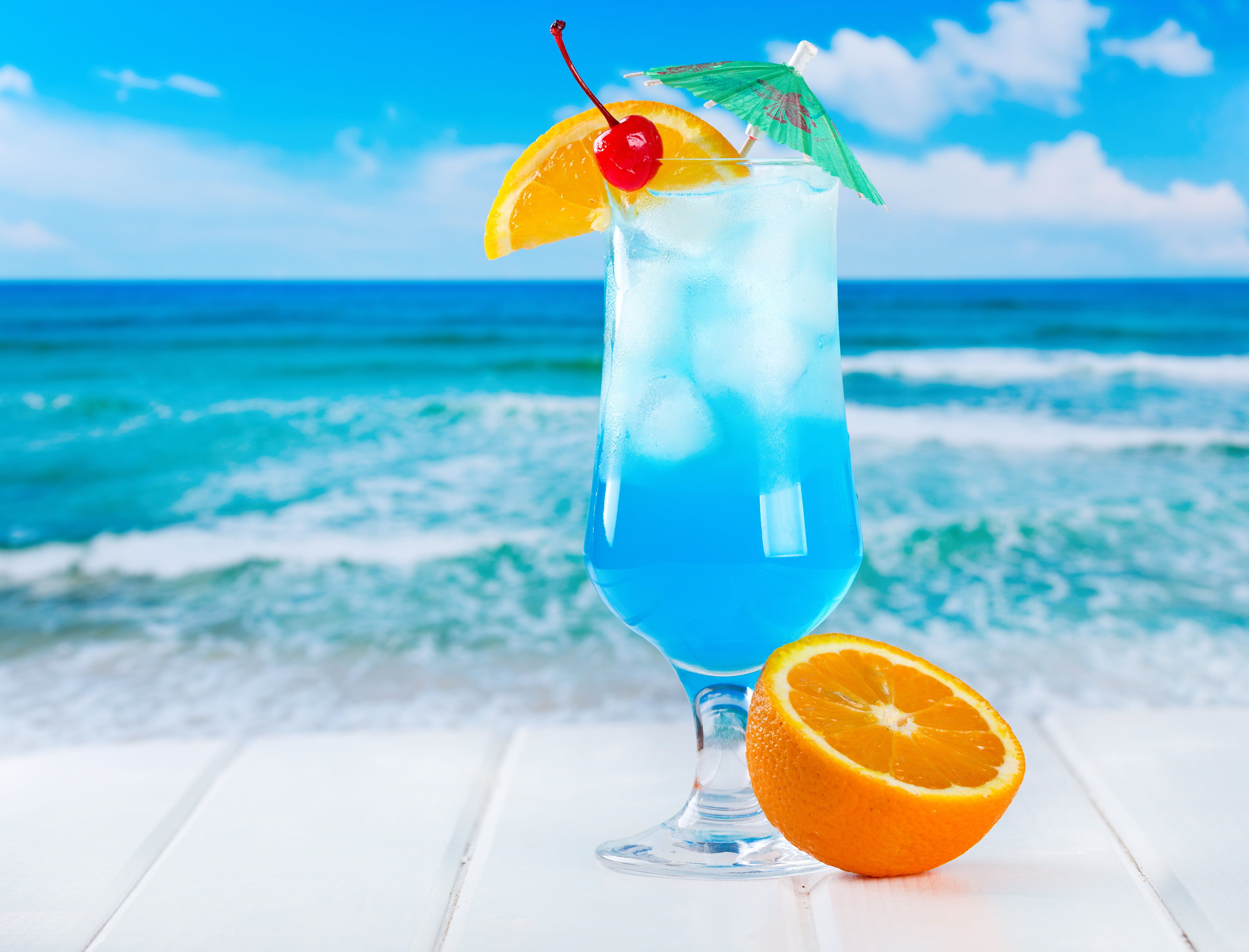 Beach Summer Beach Tropical Drinks Wallpapers