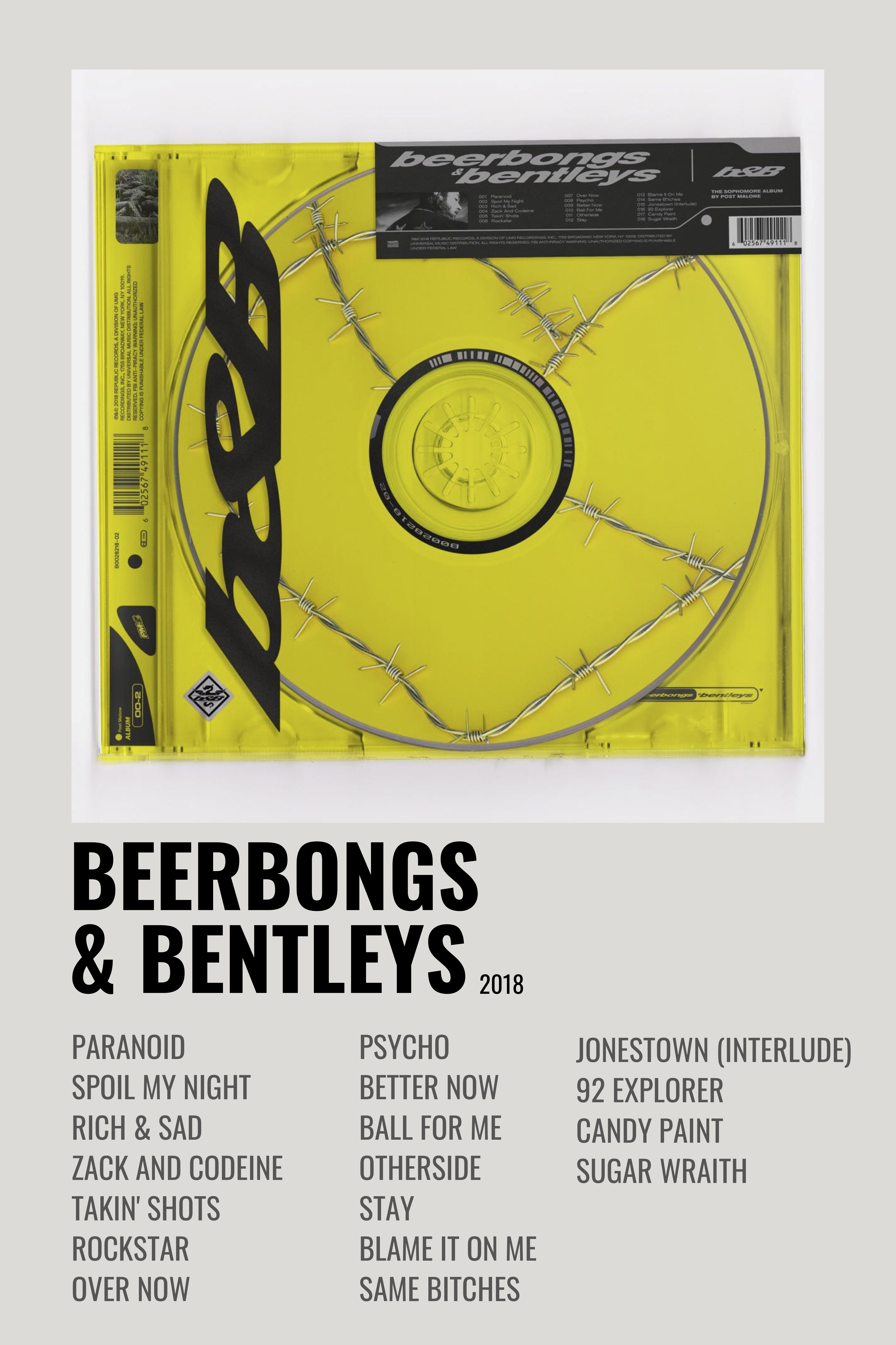 Beerbongs And Bentleys Album Cover Hd Wallpapers