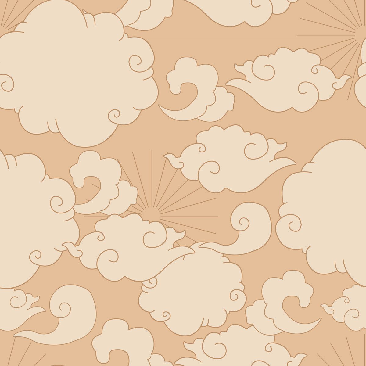 Beige Clouds Wallpapers