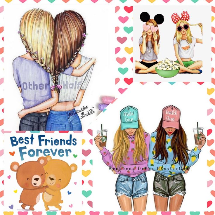Best Friend Collage Wallpapers