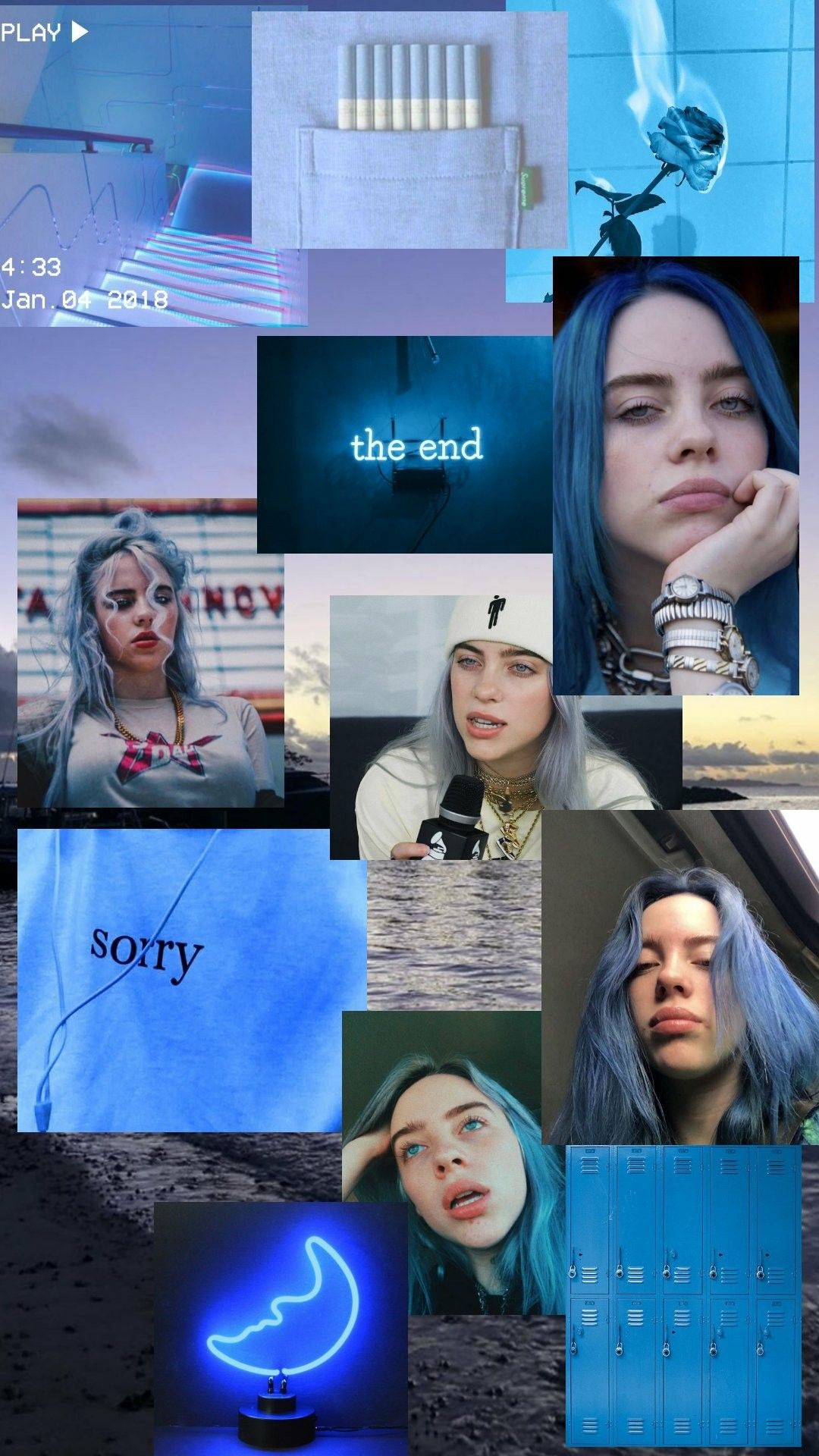 Billie Eilish Collage Wallpapers