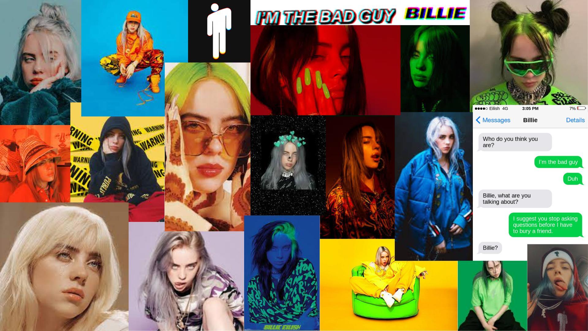 Billie Eilish Collage Wallpapers