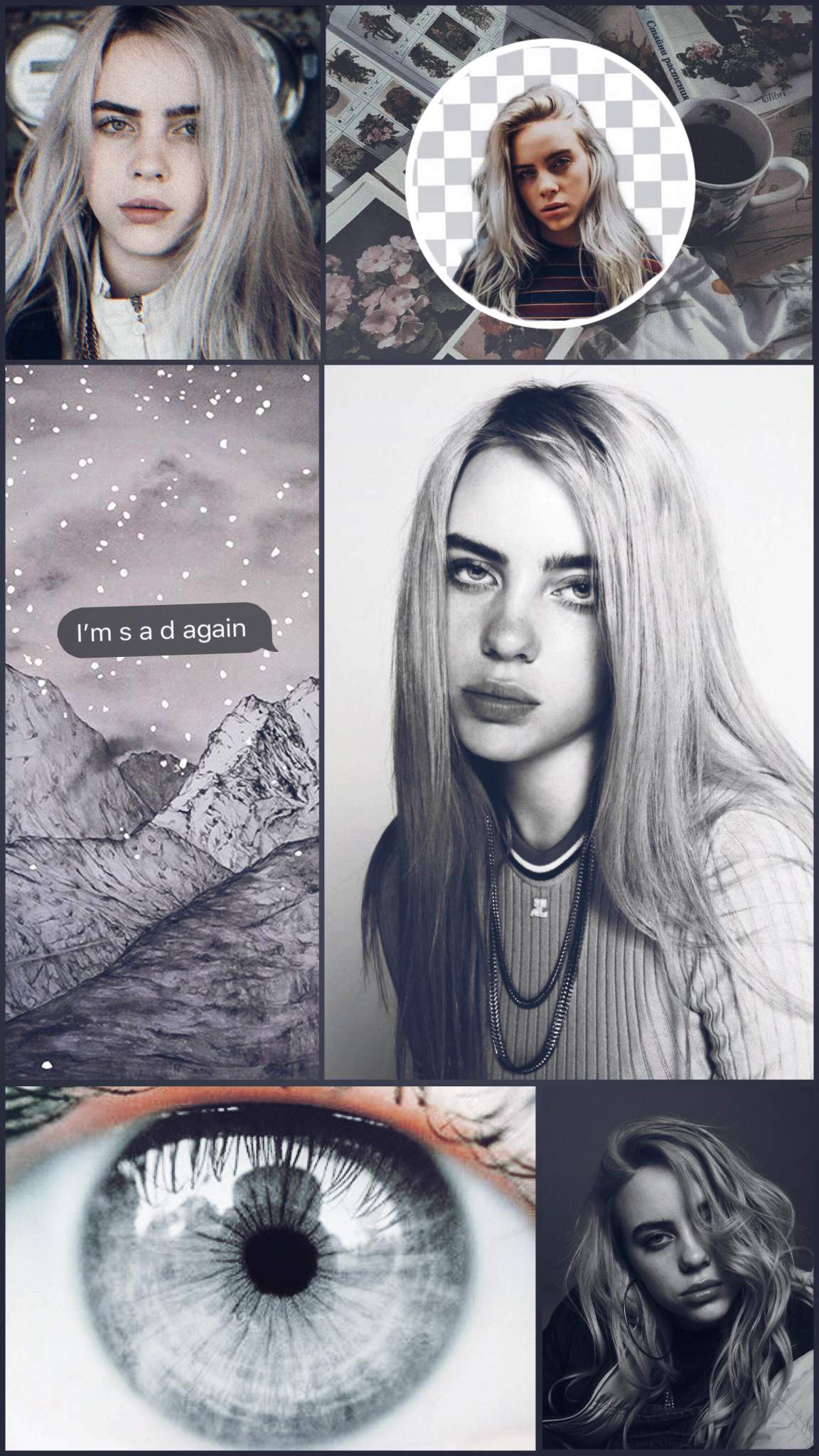 Billie Eilish Collage Wallpapers