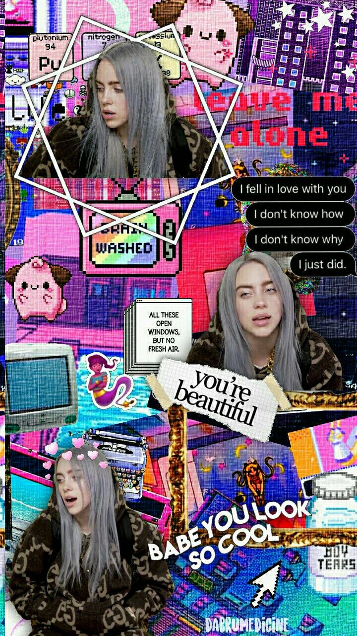 Billie Eilish Collage Wallpapers