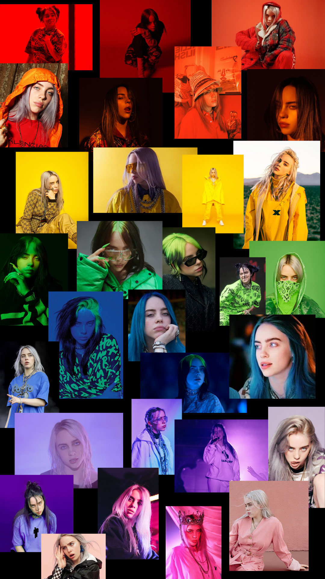 Billie Eilish Collage Wallpapers