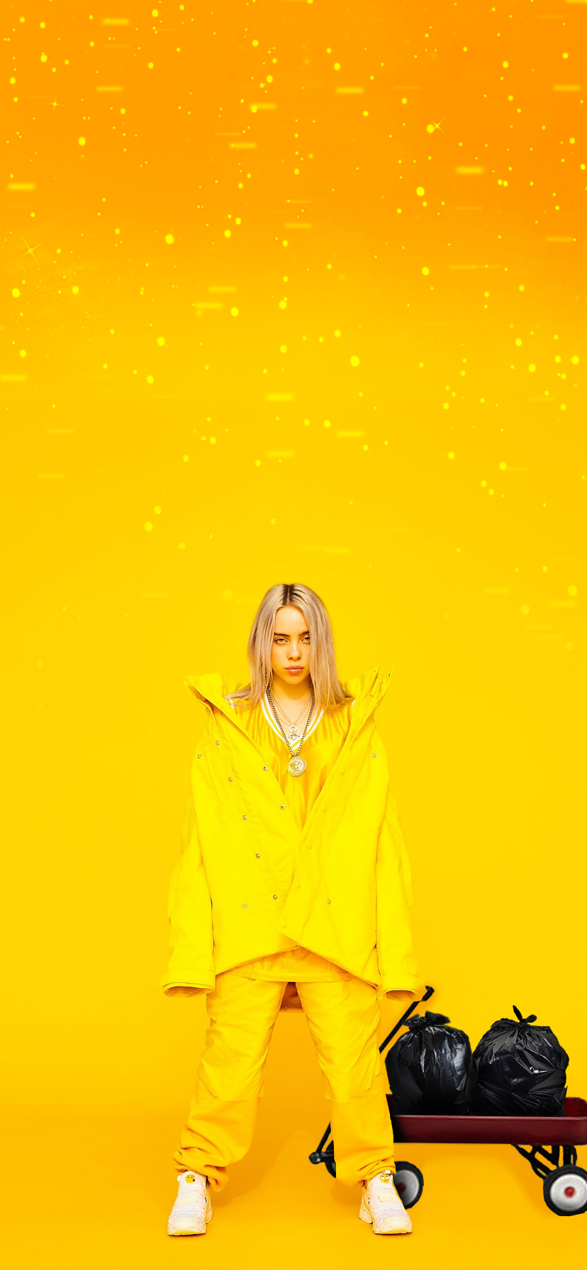 Billie Eilish In Yellow Wallpapers