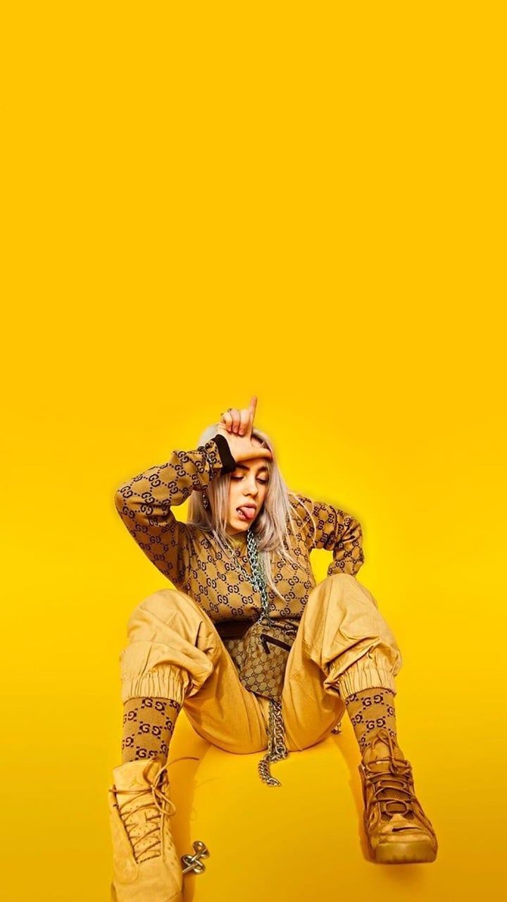 Billie Eilish In Yellow Wallpapers