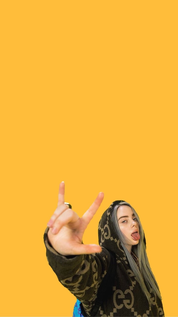 Billie Eilish In Yellow Wallpapers