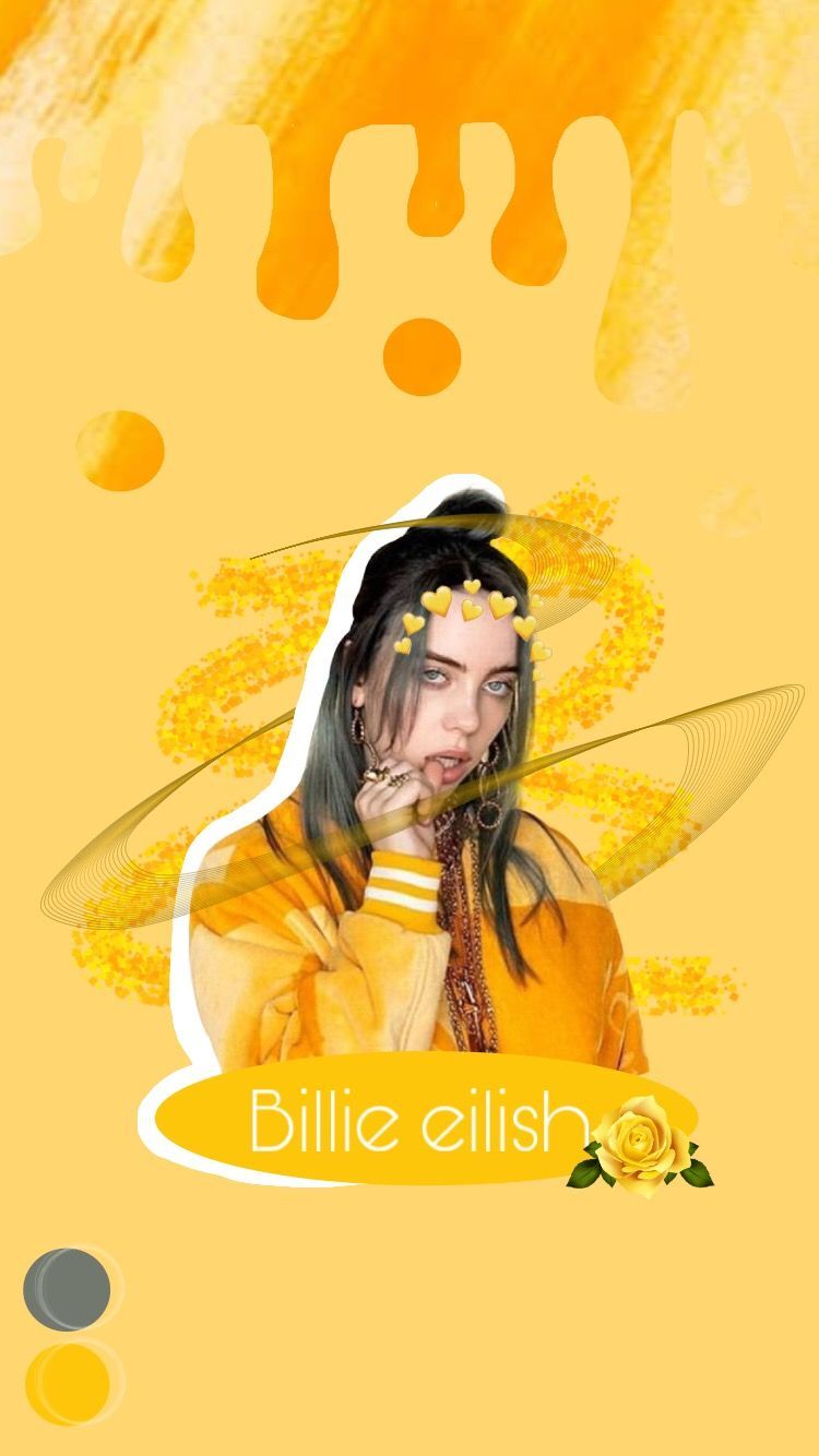 Billie Eilish In Yellow Wallpapers