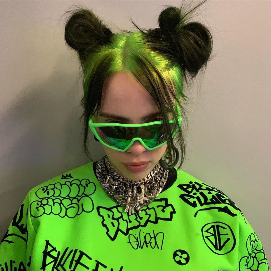 Billie Eilish Green Wallpapers