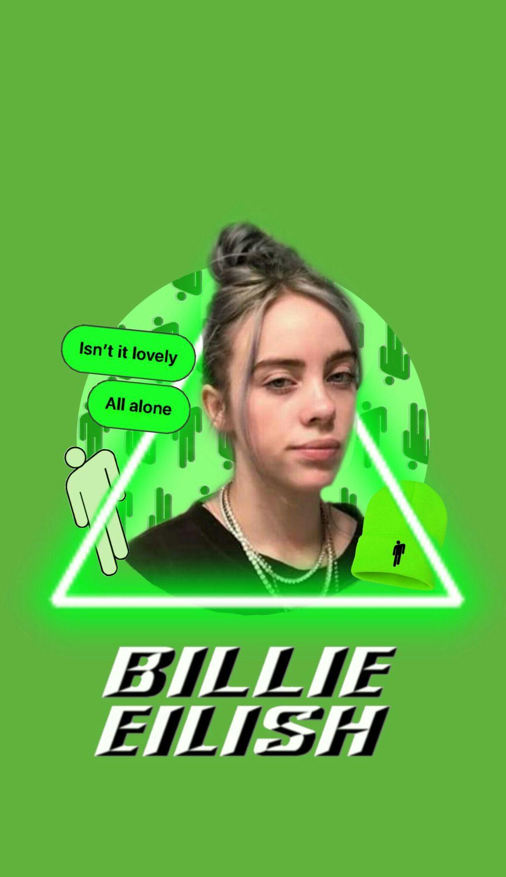 Billie Eilish Green Wallpapers