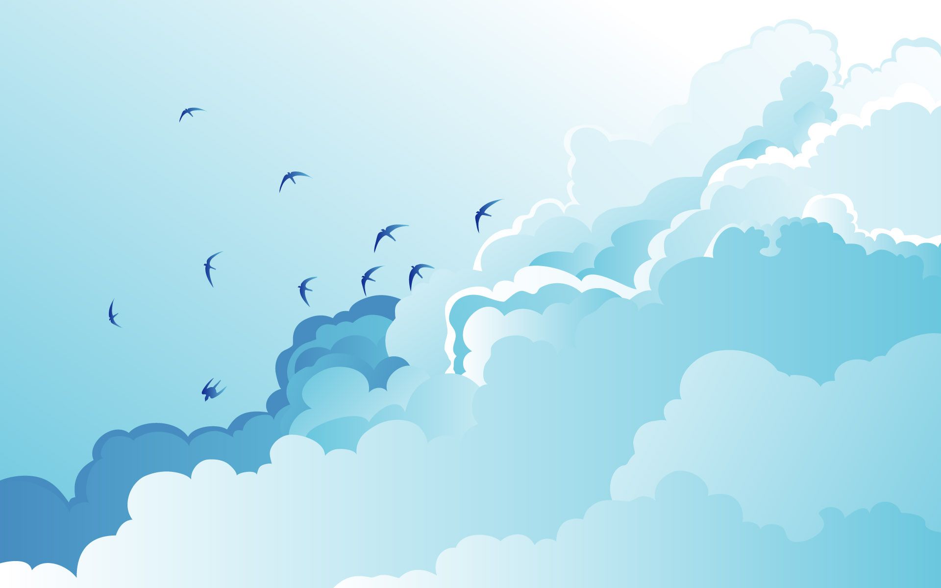 Birds And Clouds Wallpapers