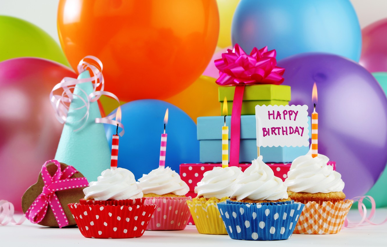 Birthday Cupcake Wallpapers