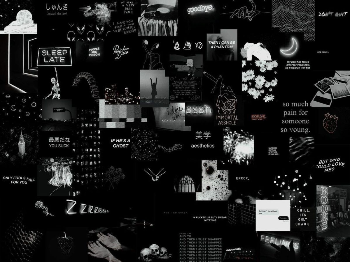 Black Aesthetic Collage Wallpapers