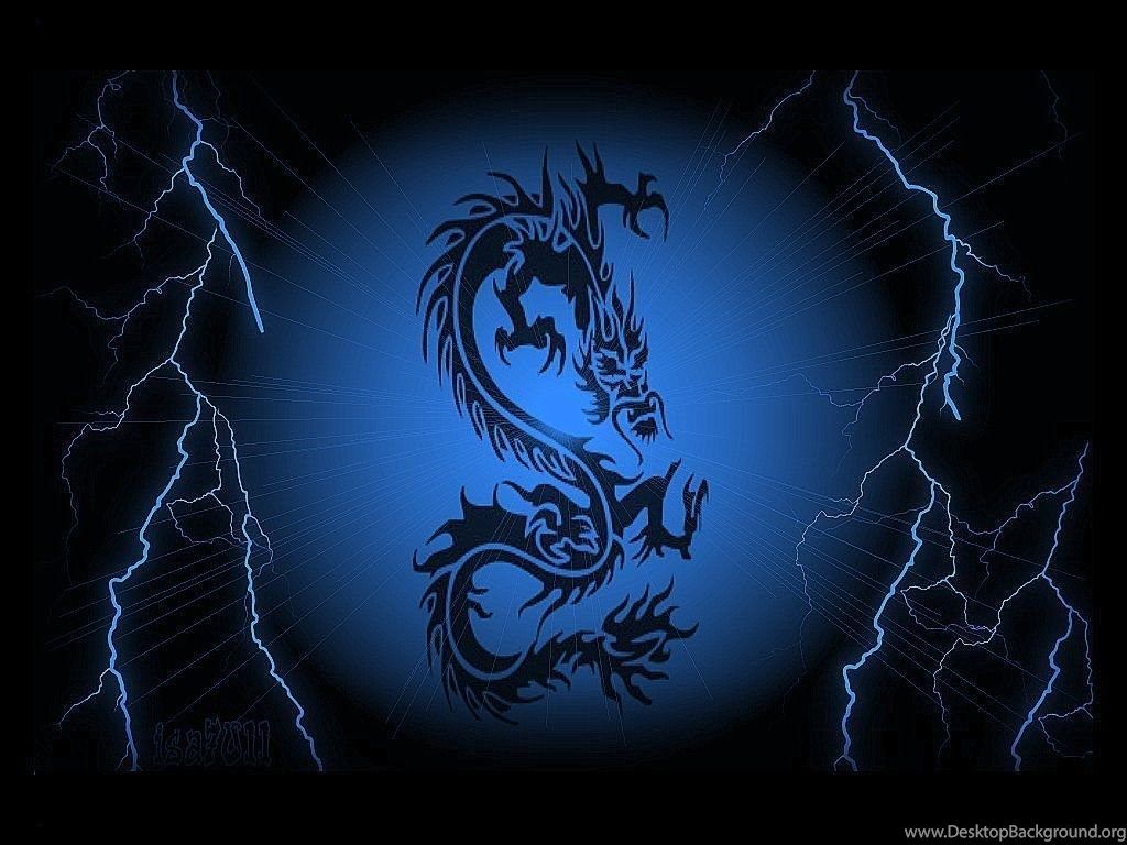 Black And Blue Dragon Wallpapers