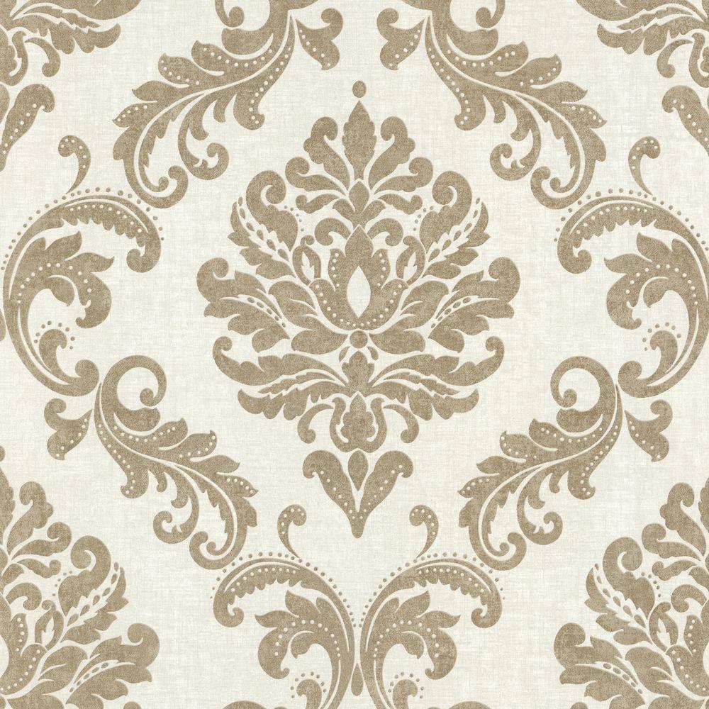 Black And Cream Damask Wallpapers