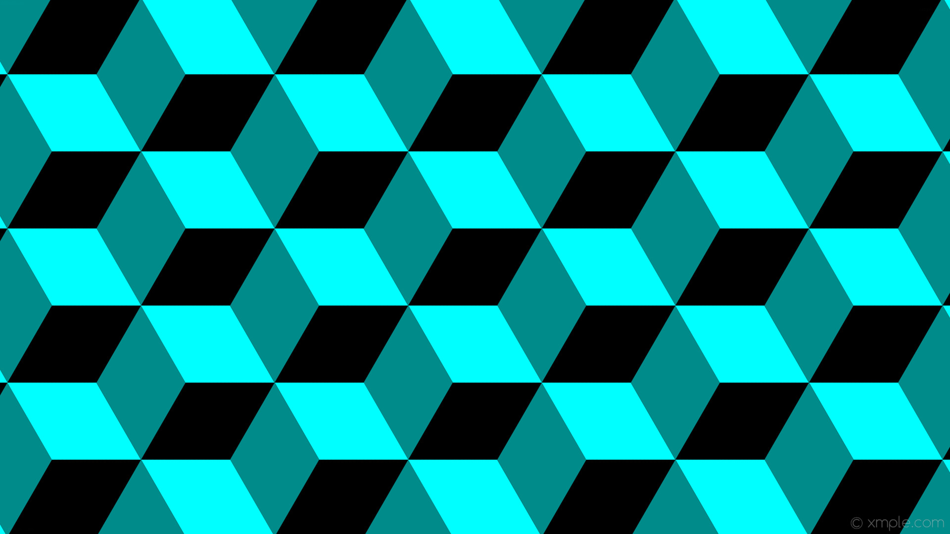 Black And Cyan Wallpapers