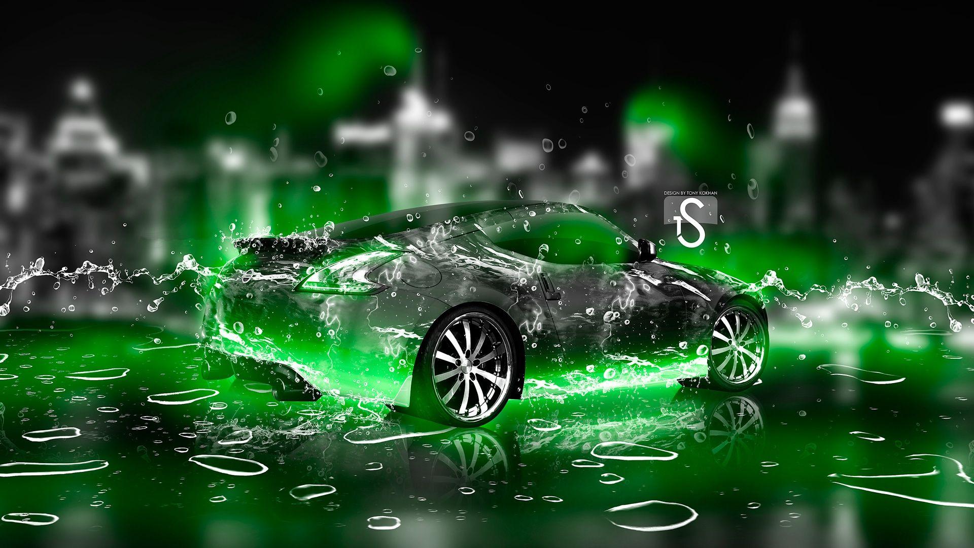 Black And Green Car Wallpapers